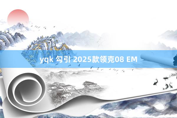 yqk 勾引 2025款领克08 EM