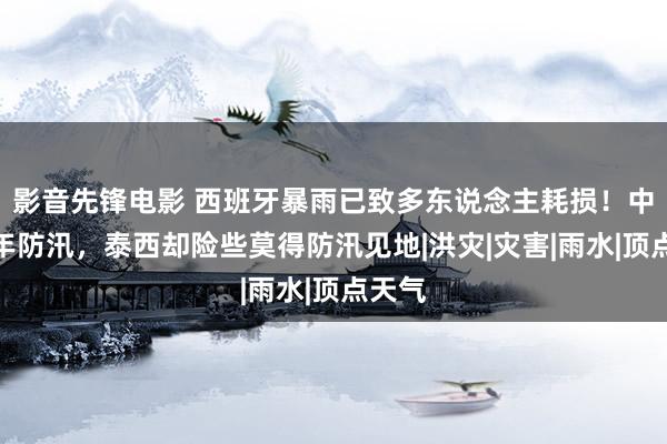 影音先锋电影 西班牙暴雨已致多东说念主耗损！中国年年防汛，泰西却险些莫得防汛见地|洪灾|灾害|雨水|顶点天气