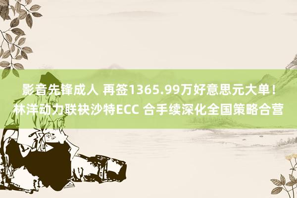 影音先锋成人 再签1365.99万好意思元大单！林洋动力联袂沙特ECC 合手续深化全国策略合营